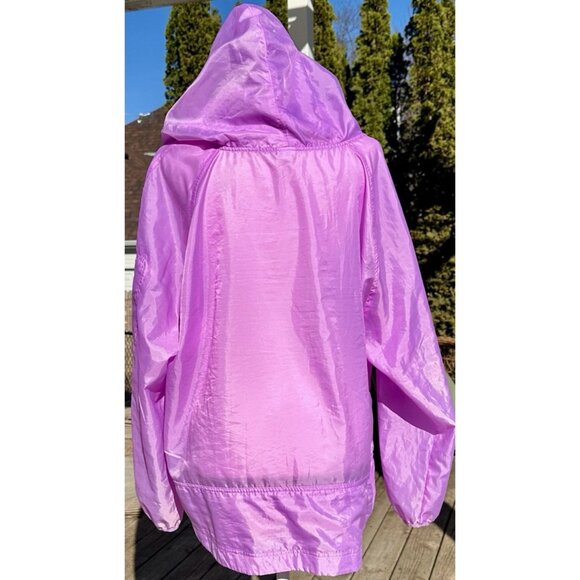 C9 by Champion Windbreaker Jacket Women's Plus 1X Violet Hi-Lo Hem Active Sporty - Picture 3 of 9